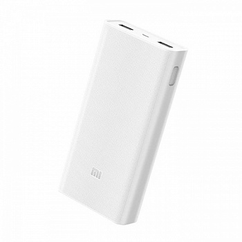 Портативный аккумулятор Xiaomi Mi Power Bank 2C 20000mAh White