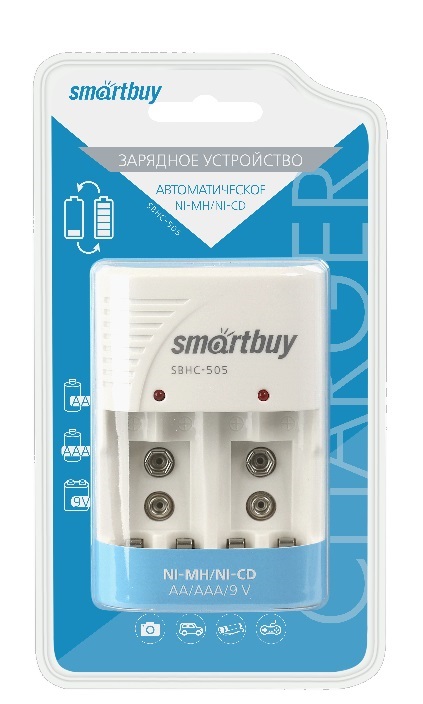 Купить Зарядное устройство Smartbuy SBHC-505 USB для AA/AAA/9V 📷 в ...