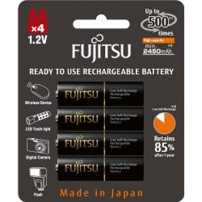 Аккумулятор Fujitsu HR-3UTHCEU (4B) АА, 2450mAh, 4шт в блистере