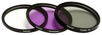 Комплект фильтров комиссионный Polaroid 58mm (PL3FIL58) Kit:UV+CPL+FLD (б/у)
