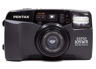 Фотоаппарат комиссионный пленочный Pentax Espio 105WR (б/у, гарантия 14 дней, S/N 3664996) 