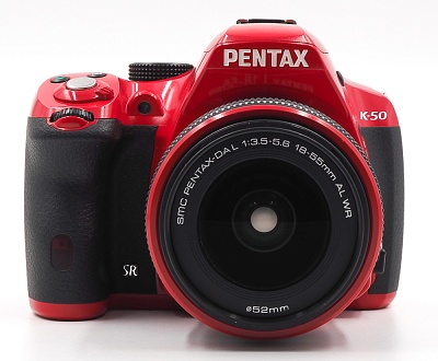 Фотоаппарат комисионный Pentax K-50 kit DA L 18-55mm WR красный (б/у, гарантия 14 дней, S/N 6176467)
