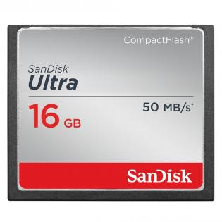 Карта памяти SanDisk Ultra CF 16GB R50/W30MB/s (SDCFHS-016G-G46)