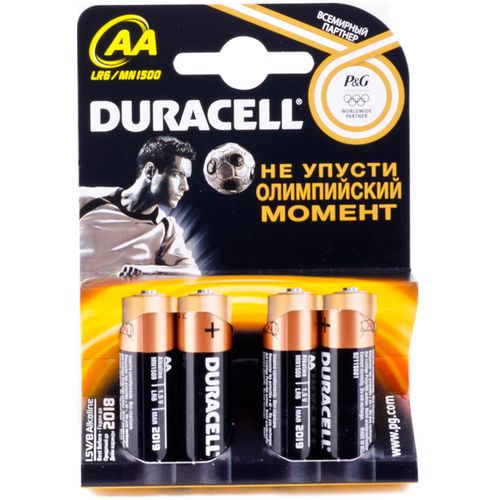 Батарейка DURACELL LR06 4BL (MN1500) AA - «Бинар» Батарейка DURACELL LR06 4BL (MN1500) AA