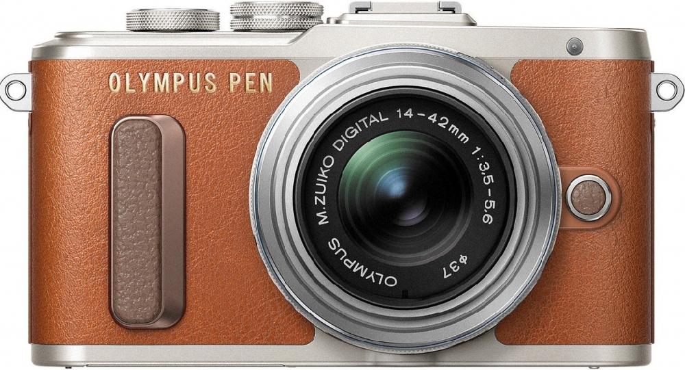 Фотоаппарат со сменной оптикой Olympus PEN E-PL8 Brown kit EZ-M1442 Silver - «Бинар» Фотоаппарат со сменной оптикой Olympus PEN E-PL8 Brown kit EZ-M1442 Silver