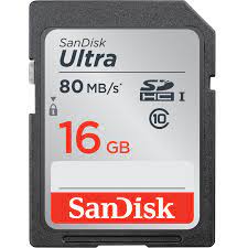 Карта памяти комиссионная SanDisk SDHC Ultra 16GB 80Mb/s (б/у)
