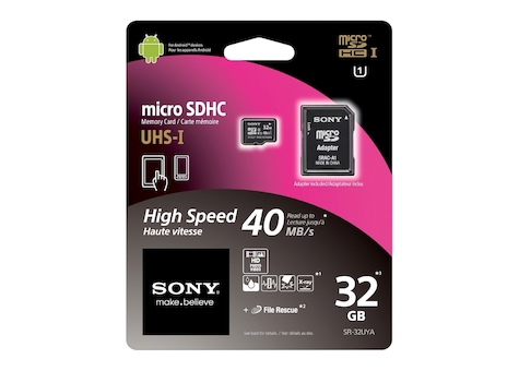 Карта памяти Sony microSDHC 32GB Class 10 (SR-32UYA/T1) (адаптер в комплекте) - «Бинар» Карта памяти Sony microSDHC 32GB Class 10 (SR-32UYA/T1) (адаптер в комплекте)