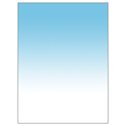 Фон пластиковый Colorama COGRAD316 1.1x1.7м градиентный White/Aqua