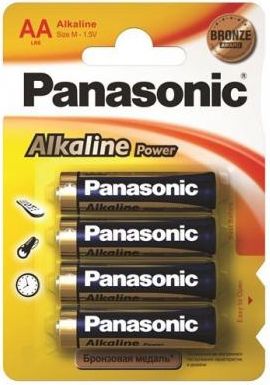 Батарейка Panasonic LR6REB 4BL  AA (цена за блистер)