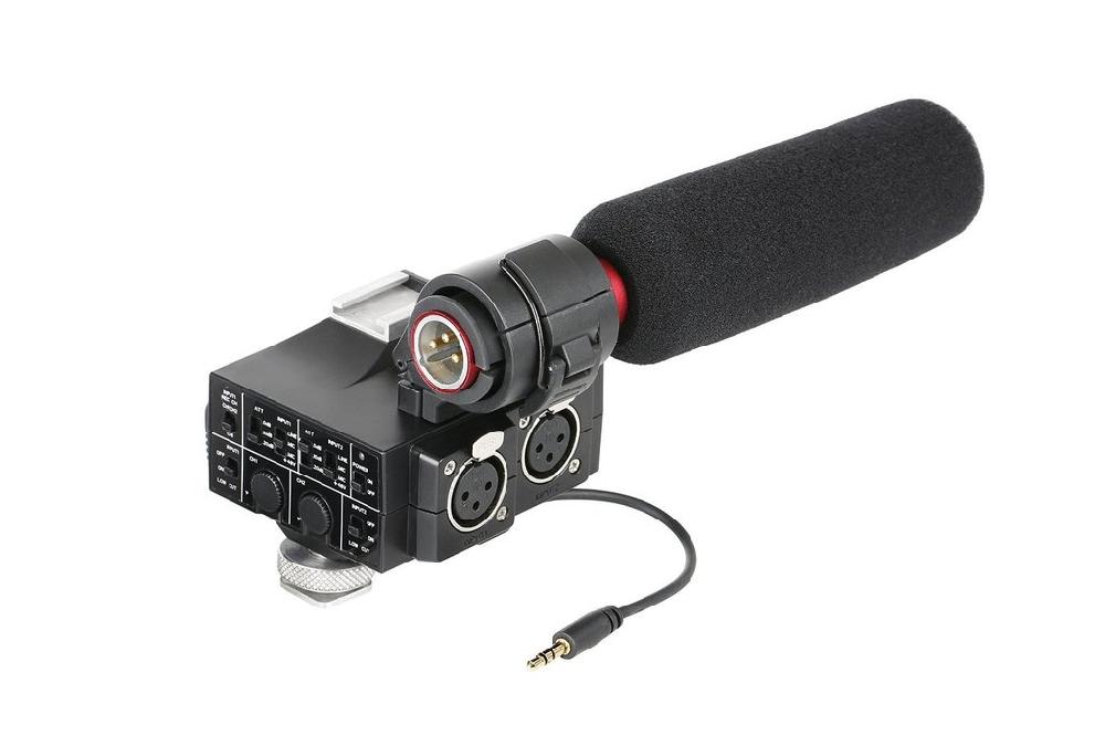 Микрофон Saramonic MixMic, накамерный, направленный, XLR - «Бинар» Микрофон Saramonic MixMic, накамерный, направленный, XLR