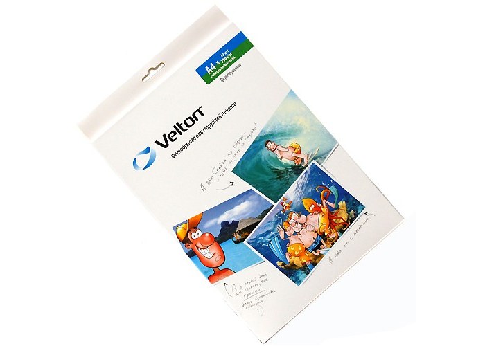 Фотобумага VELTON 13x18 Глянцевая, 230 gsm, 50 листов в пачке - «Бинар» Фотобумага VELTON 13x18 Глянцевая, 230 gsm, 50 листов в пачке