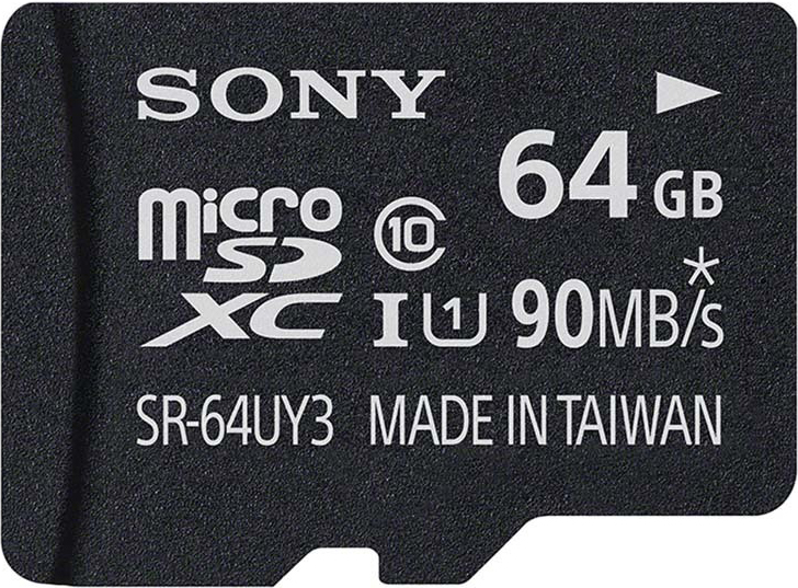 Карта памяти Sony microSDXC 64GB (SR-64UY3A/T), Class 10, UHS-1, read up to 90Mb/s - «Бинар» Карта памяти Sony microSDXC 64GB (SR-64UY3A/T), Class 10, UHS-1, read up to 90Mb/s
