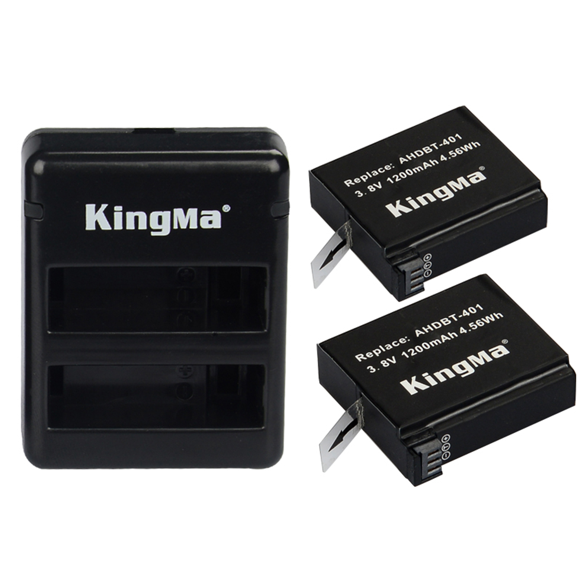 Зарядное устройство KingMa BM020 на 2 аккумулятора для GoPro Hero4 - «Бинар» Зарядное устройство KingMa BM020 на 2 аккумулятора для GoPro Hero4