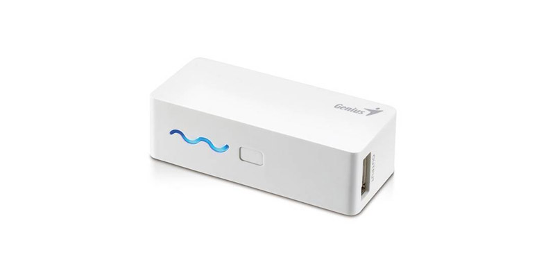 Портативный аккумулятор Genius ECO-U521 5200mAh белый ( для планшетов и мобильных устройств) - «Бинар» Портативный аккумулятор Genius ECO-U521 5200mAh белый ( для планшетов и мобильных устройств)