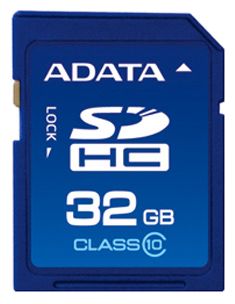 SD Card 32Gb  A-DATA SDHC class 10