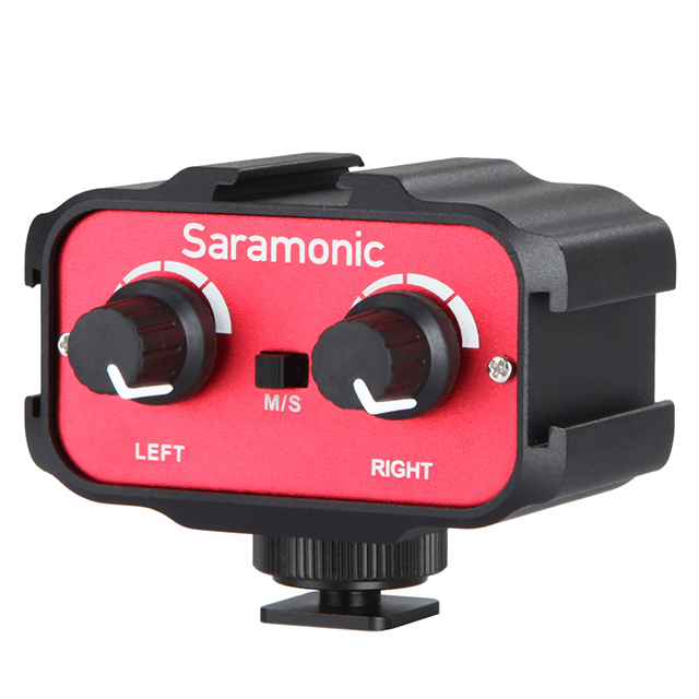 Микшер Saramonic SR-AX100, накамерный, пассивный, 3х3.5mm - «Бинар» Микшер Saramonic SR-AX100, накамерный, пассивный, 3х3.5mm