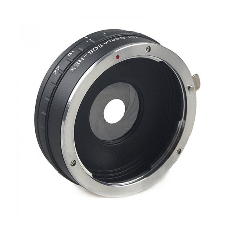 Кольцо переходное Fujimi FJAR-EOSNEXAP с Canon на SONY E (35mm), с диафрагмой - «Бинар» Кольцо переходное Fujimi FJAR-EOSNEXAP с Canon на SONY E (35mm), с диафрагмой