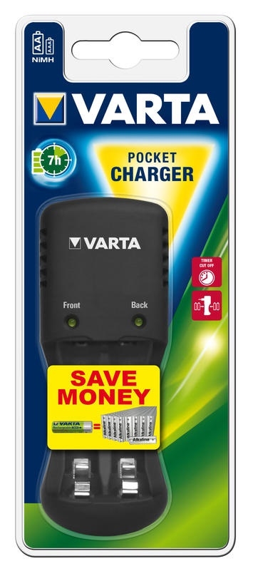 Зарядное устройство Varta Pocket Charger (для 2х/4х аккум АА, ААА) - «Бинар» Зарядное устройство Varta Pocket Charger (для 2х/4х аккум АА, ААА)