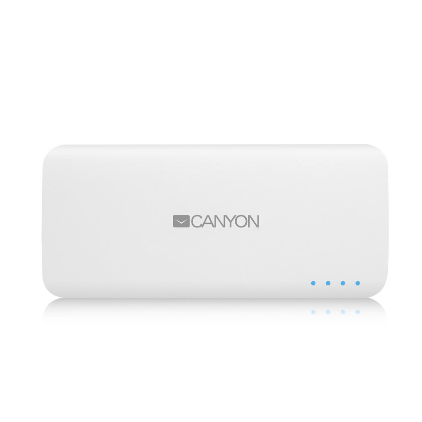 Портативный аккумулятор Canyon CNE-CPB100W 10000mAh, белый - «Бинар» Портативный аккумулятор Canyon CNE-CPB100W 10000mAh, белый