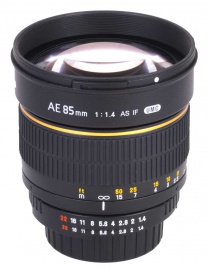 Объектив Samyang 85mm f/1.4 AE Nikon F