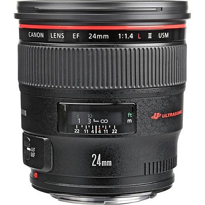 Объектив уцененный Canon EF 24mm f/1.4L II USM (гарантия 12 мес, S/N 06085130)