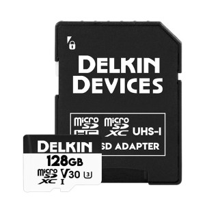 Карта памяти Delkin Devices Hyperspeed microSDXC 128GB UHS-I U3 V30 R100/W75MB/s (DDMSDAHS128G)