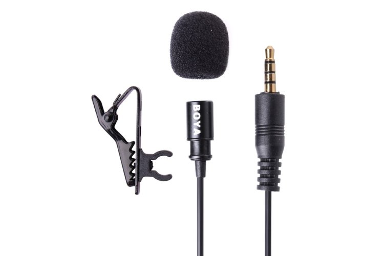 Микрофон Boya BY-LM10, петличный, всенаправленный, 3,5mm - «Бинар» Микрофон Boya BY-LM10, петличный, всенаправленный, 3,5mm