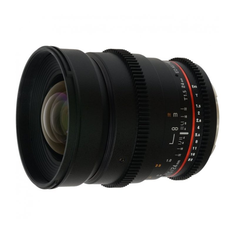 Объектив Samyang 24mm T1.5 ED AS UMC VDSLR Canon EF - «Бинар» Объектив Samyang 24mm T1.5 ED AS UMC VDSLR Canon EF