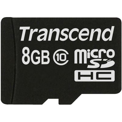 Карта памяти комиссионная Transcend microSDHC 8Gb (б/у)
