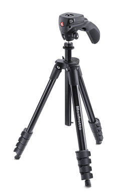 Штатив Manfrotto MKCOMPACTACN-BK Compact Action (155см/1.5кг/1160г)