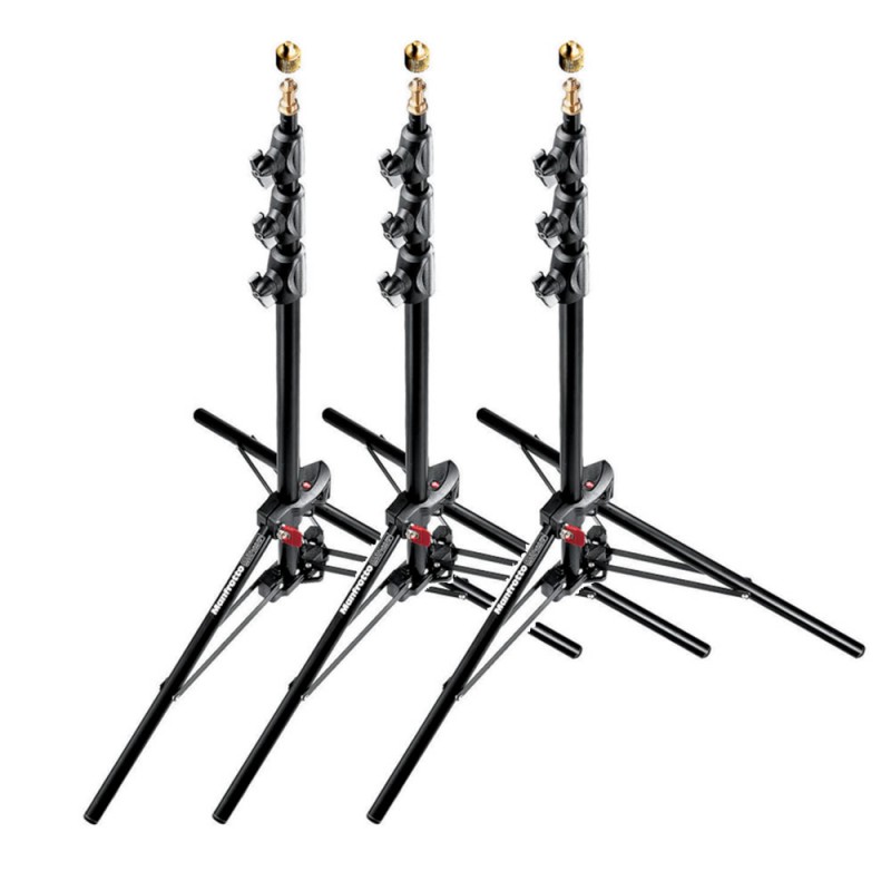 Комплект из трех стоек Manfrotto 1051BAC-3 AC mini - «Бинар» Комплект из трех стоек Manfrotto 1051BAC-3 AC mini
