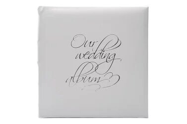 Фотоальбом Fotografia 29x32см 30 листов, традиционный, «Our wedding album», белый (FA-EBB30-853)
