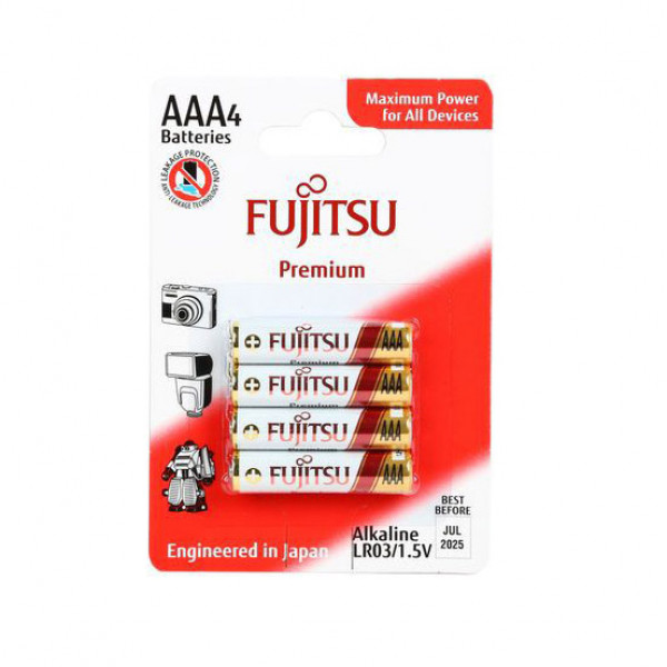 Батарейка Fujitsu LR03 (4B), FP-W-FI AAA серии, цена за штуку - «Бинар» Батарейка Fujitsu LR03 (4B), FP-W-FI AAA серии, цена за штуку