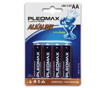 Батарейка Samsung Pleomax LR6 4BL AA