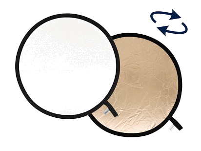 Отражатель Lastolite LR3806 Collapsible Reflector 95 Sunfire/White (мягкое золото/белый) - «Бинар» Отражатель Lastolite LR3806 Collapsible Reflector 95 Sunfire/White (мягкое золото/белый)