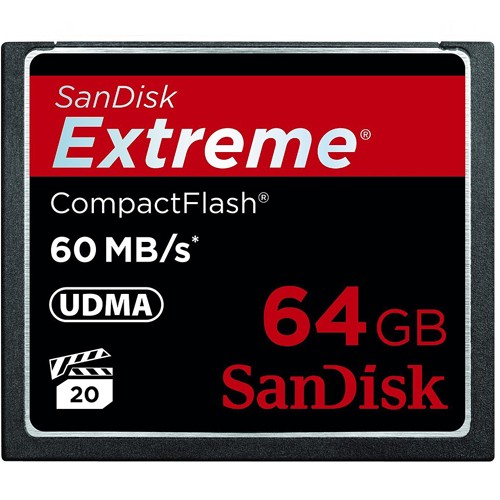 Карта памяти Compact Flash Sandisk 64Gb CF (SDCFX-064G-X46) 60MB/s - «Бинар» Карта памяти Compact Flash Sandisk 64Gb CF (SDCFX-064G-X46) 60MB/s