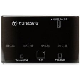 Картридер Transcend All in 1 Multi Black USB 2.0 Support SDHC (TS-RDP8K)