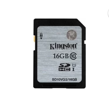 Карта памяти комиссионная Kingston SDHC 16Gb Сlass 10 R19/W6MB/s (б/у)