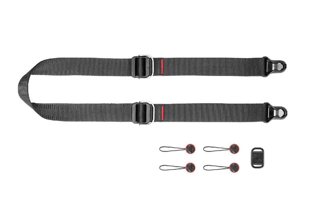 Плечевой ремень Peak Design Camera Strap Slide Lite V3.0 Black тонкий - «Бинар» Плечевой ремень Peak Design Camera Strap Slide Lite V3.0 Black тонкий