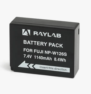 Аккумулятор Raylab RL-W126S для камер X-T2/X-T3/X-PRO1/ X-T1/X-T20/X-T10/X-A10/X-A3/X-A2/X-A1