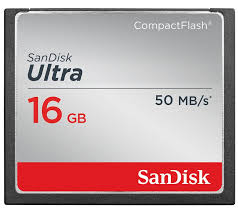 Карта памяти комиссионная Sandisk CF 16Gb 50mb/s (б/у)