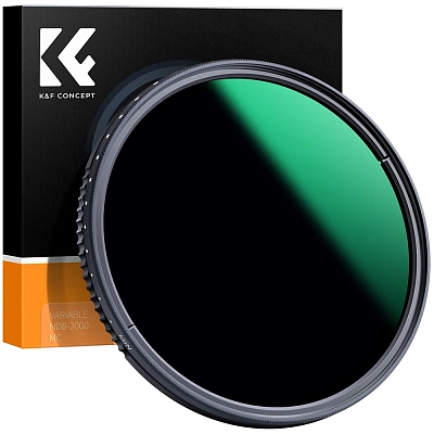 Светофильтр K&F Concept A-Series MC Variable ND8-2000 55mm нейтральный