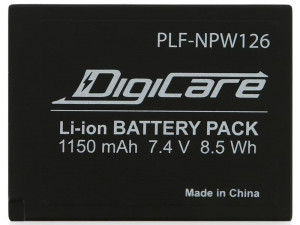 Аккумулятор DigiCare PLF-NPW126/NP-W126, для Fujifilm