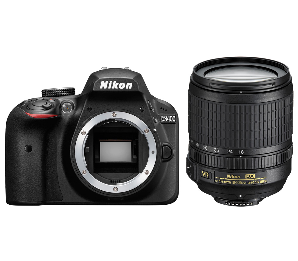Фотоаппарат Nikon D3400 Kit 18-105mm f/3.5-5.6 AF-S VR - «Бинар» Фотоаппарат Nikon D3400 Kit 18-105mm f/3.5-5.6 AF-S VR