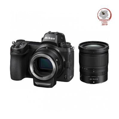 Фотоаппарат беззеркальный Nikon Z7 Kit 24-70mm f/4 S + FTZ адаптер