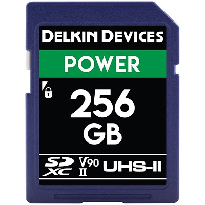 Аренда карты памяти Delkin Devices Power SDXC 256GB UHS-II U3 V90 R300/W250MB/s