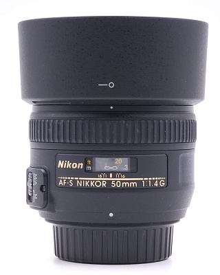 Объектив комиссионный Nikon 50mm F/1.4G (б/у, гарантия 14 дней, S/N509795)