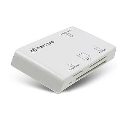 Картридер Transcend All in 1 Multi White USB 2.0 Support SDHC (TS-RDP8W)