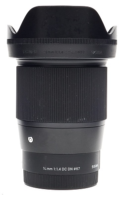 Объектив комиссионный Sigma 16mm F/1.4 for Sony E (б/у, гарантия 14 дней, S/N 52988041)  