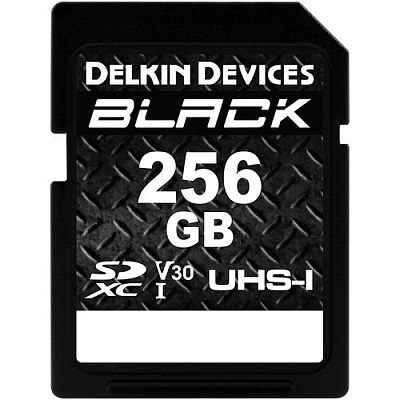 Карта памяти Delkin Devices BLACK SDXC 256GB UHS-I U3 V30 R90/W90MB/s (DDSDBLK256GB)